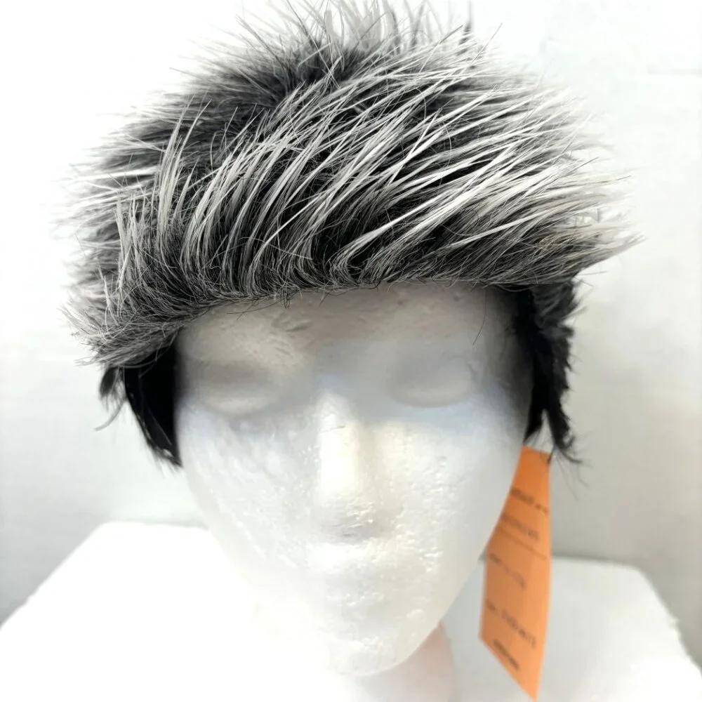 80’s Punk Spike Wig Male Hard Rock NWT NOS